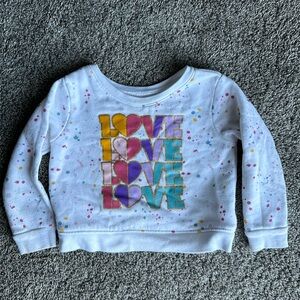 Love Sweatshirt-24 mo